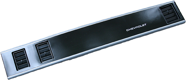 1986-88 Monte Carlo and El Camino dash bezel, dark gray with AC