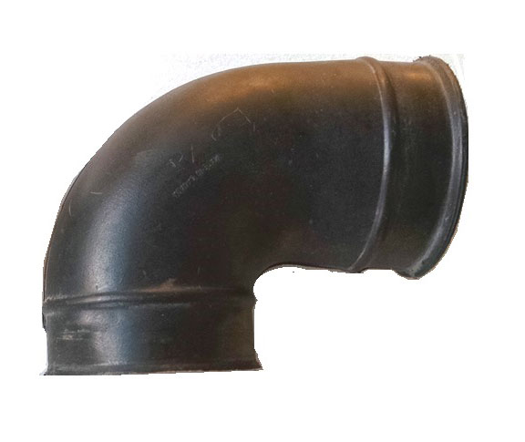 84-85 Intake Air Cleaner Duct Plastic 90 Degree