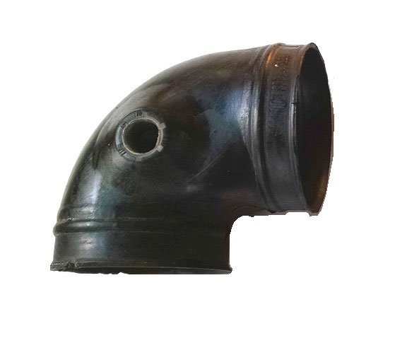 86-87 Intake Air Cleaner Duct Plastic 90 Degree