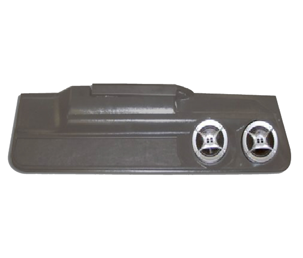 78-88 Dual Two Speaker Lower Door Panel Set 1589 Gray