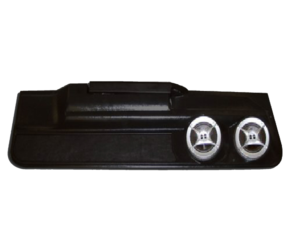 78-88 Dual Two Speaker Lower Door Panel Set 1590 Black