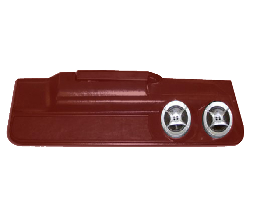 78-88 Dual Two Speaker Lower Door Panel Set 1593 Red