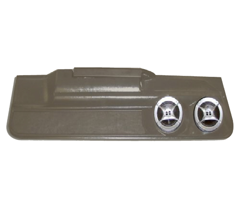 78-88 Dual Two Speaker Lower Door Panel Set 1595 Sand Gray