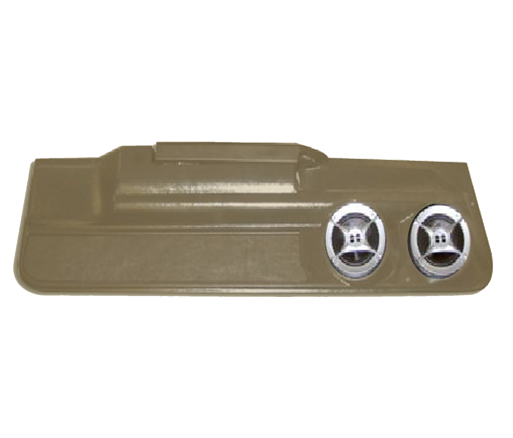 78-88 Dual Two Speaker Lower Door Panel Set 1596 Tan