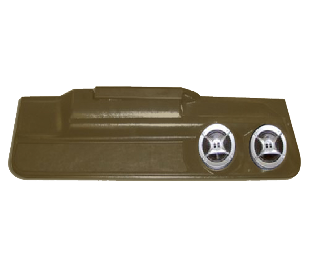 78-88 Dual Two Speaker Lower Door Panel Set 1601 Dark Saddle