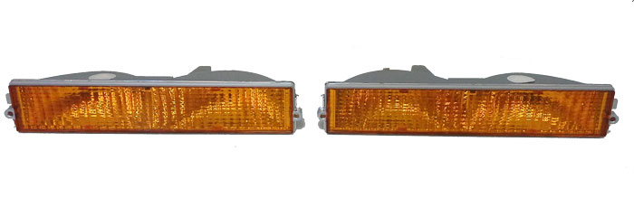 80-87 Buick Regal Grand National WE-4 WH-1 t-type Amber Bumper Marker Lights Set
