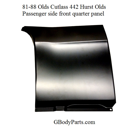1981-88 Cutlass Quarter Panel Front Patch Panels