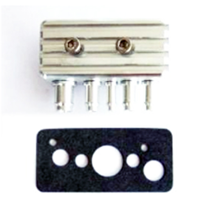 86-87 Turbo Buick Vacuum Block - Billet Aluminum - Grooved Finish