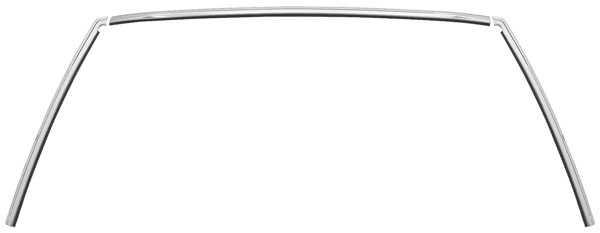 1978-88 GBody Front Windshield Molding Trim kit Anodizied