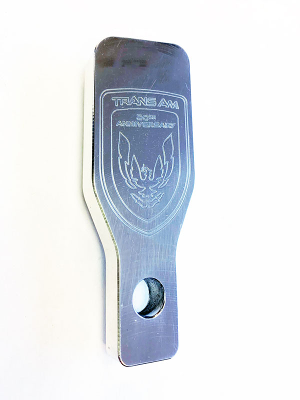 89 TTA EGR Block Off plates With Turbo Trans Am Logo