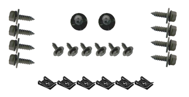1981-87 Regal Front Bumper Filler Hardware Install Kit