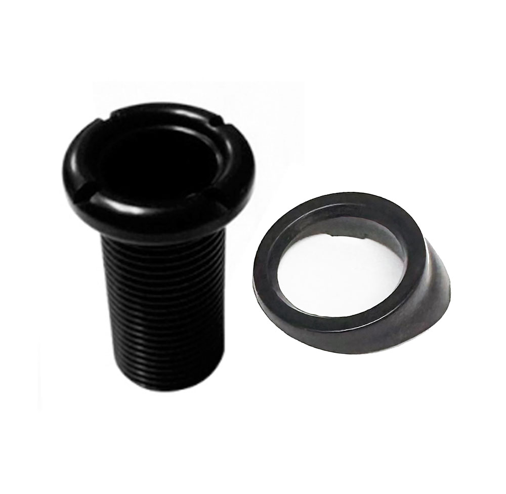 82-87 Turbo Buick Power Antenna Nut / Bezel Combo (Black)