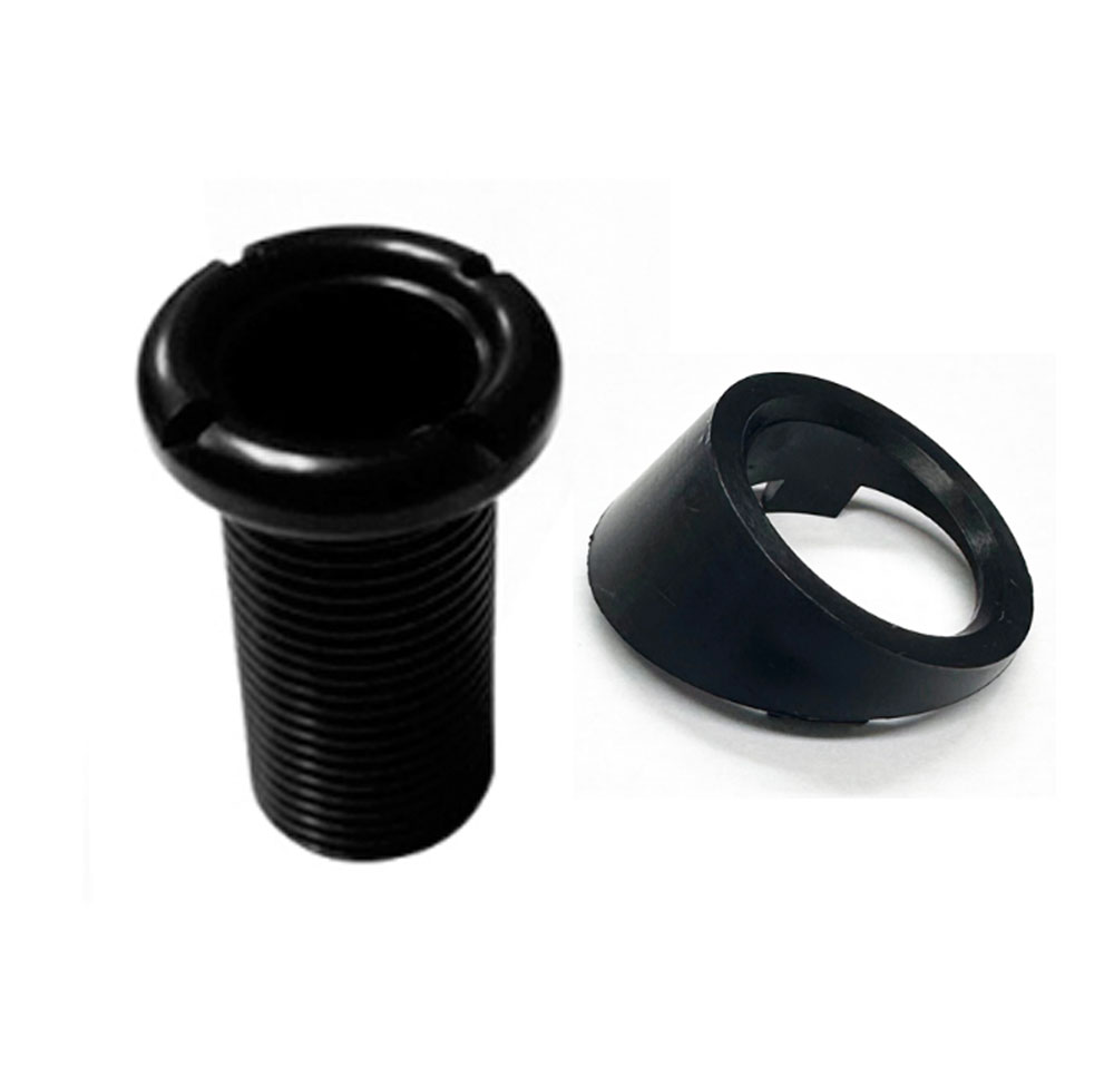 1982-1992 Camaro/Firebird Power Antenna Nut / Bezel Combo (Black)