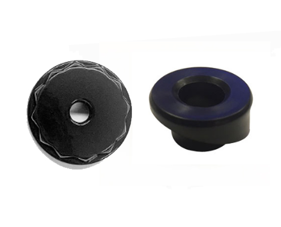 1978-92 Chevrolet Impala Caprice Manual Antenna Bezel and 12 Point Black Nut Combo