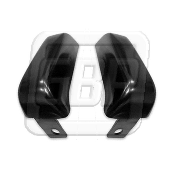 Hurst Olds 85-87 442 Rear Bumper Guard Bumperettes in Black
