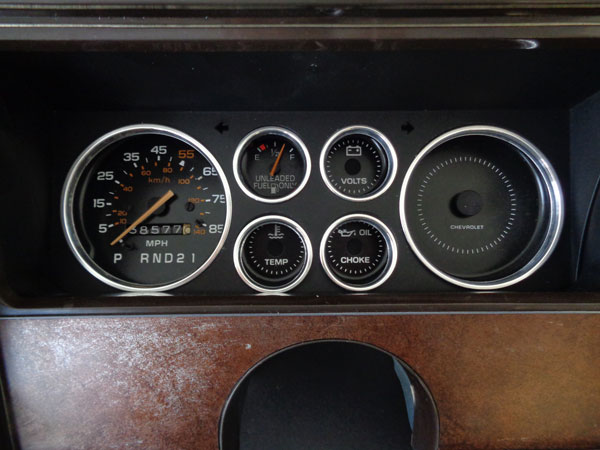 78-88 Monte Carlo, Malibu, El Camino Polished Dash Trim Ring Bezels