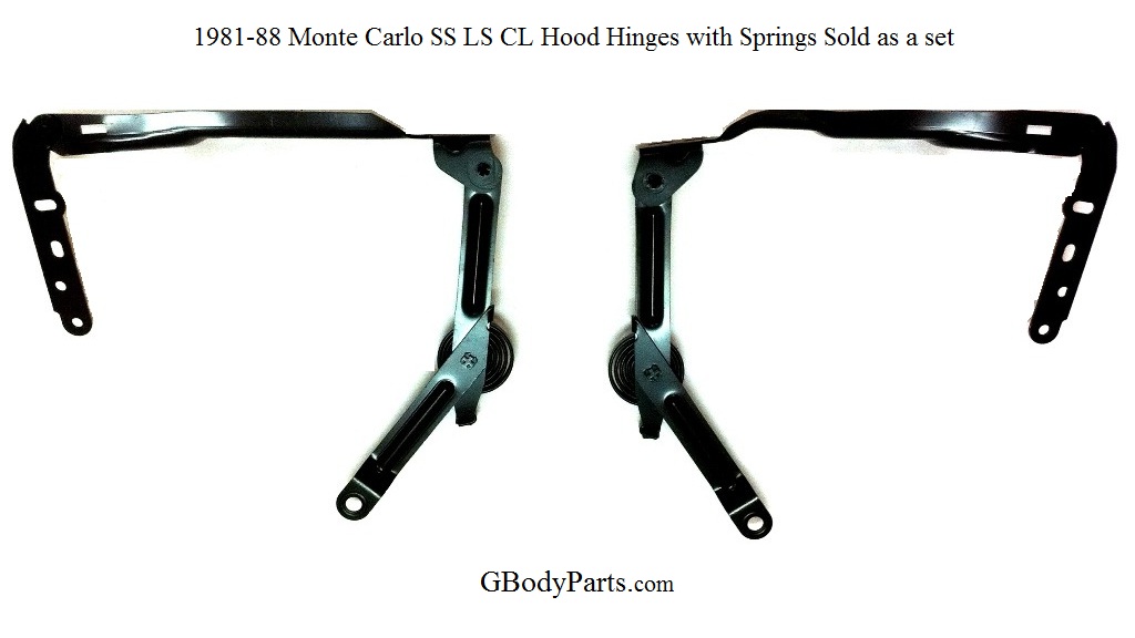 1981-88 Monte Carlo Hood Hinges