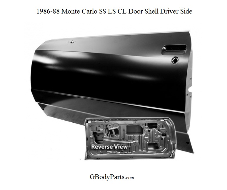 86-88 Monte Carlo SS LS CL Door Shells