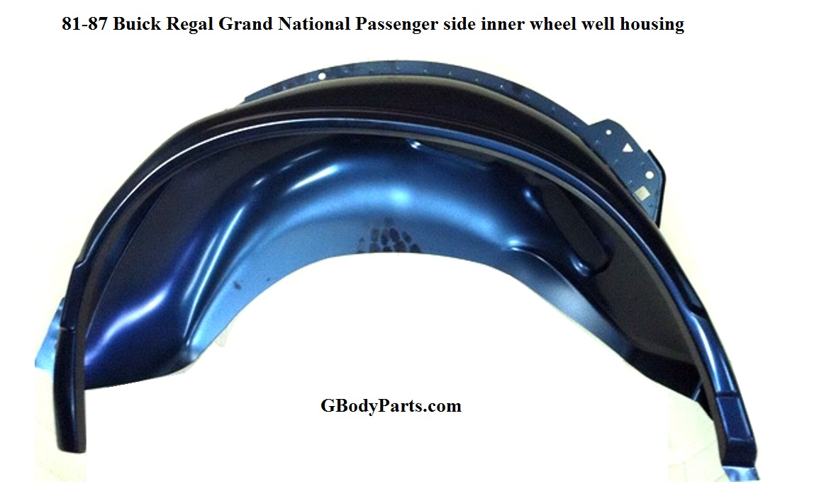 81-87 Buick Regal Grand National Inner Rear Wheel Houses