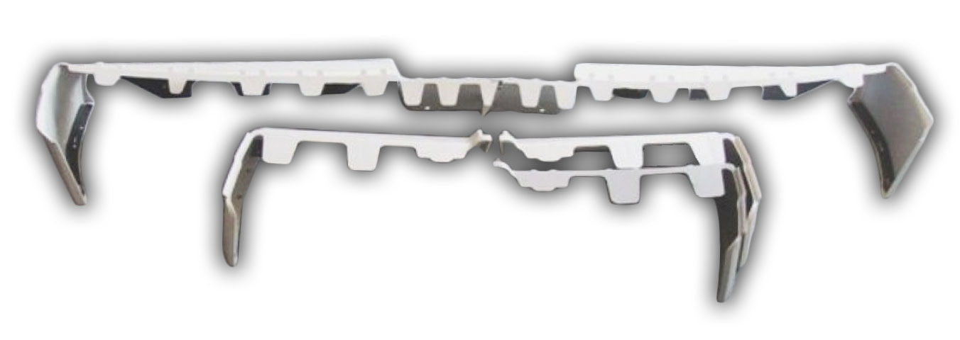 GBP GM Original Style 84-87 Grand National Buick Regal Bumper Fillers, Front and Rear Set
