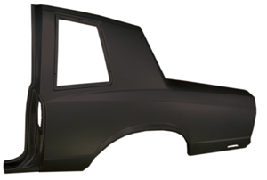 81-88 MONTE CARLO QUARTER PANEL SKIN TO ROOF LINE WITH DOOR JAMB
