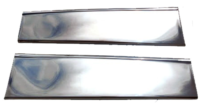 81-88 Cutlass Chrome lower Front Fender Trim Moldings