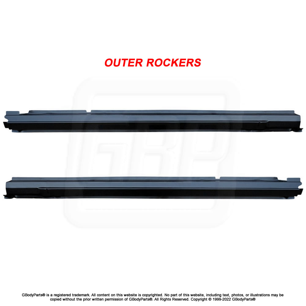 78-88 G-Body Outer Rocker Panel - LH & RH PAIR