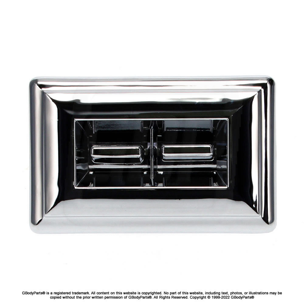 78-88 GBody Power Window Switch & Chrome Escutcheon Cover - LH Driver's Side