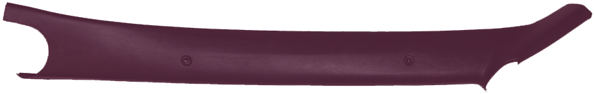 GM Interior A Pillar Moldings Driver Side 1600 Maple Red