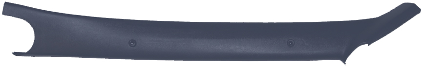 GM Interior A Pillar Moldings Driver Side 1598 Medium Dark Gray