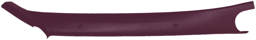 GM Interior A Pillar Moldings Passenger Side 1600 Maple Red