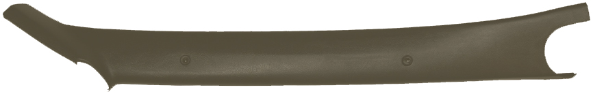 GM Interior A Pillar Moldings Passenger Side 1601 Dark Saddle
