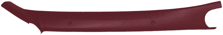 GM Interior A Pillar Moldings Passenger Side 1593 Red
