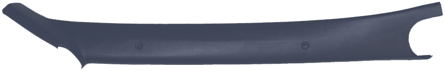 GM Interior A Pillar Moldings Passenger Side 1598 Medium Dark Gray