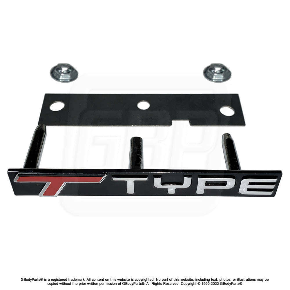 84-86 Regal Front GRILLE Grill " T-Type " Emblem