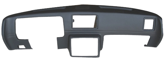 1978-1980 Padded Dash Molded Cover with Center Speakers 1592 Slate Gray