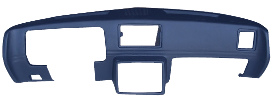 1978-1980 Padded Dash Molded Cover with Center Speakers 1597 Medium blue