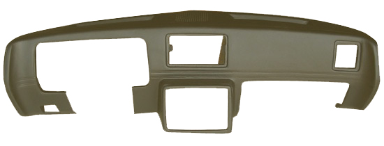 1978-1980 Padded Dash Molded Cover with Center Speakers 1601 Dark Saddle