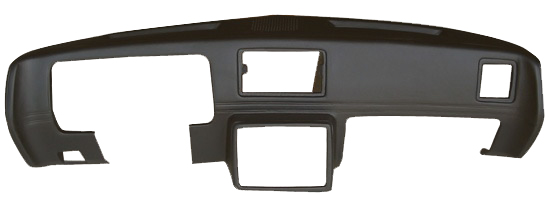 1978-1980 Padded Dash Molded Cover with Center Speakers 1623 Brown