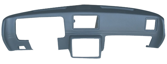 1978-1980 Padded Dash Molded Cover with Center Speakers 1624 Light Blue