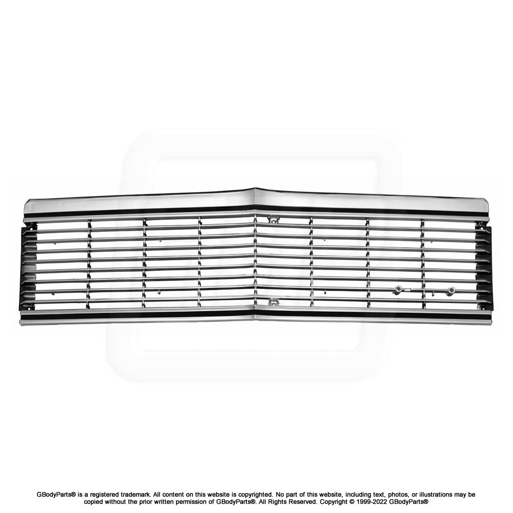 1981 Malibu & El Camino Chrome Grill