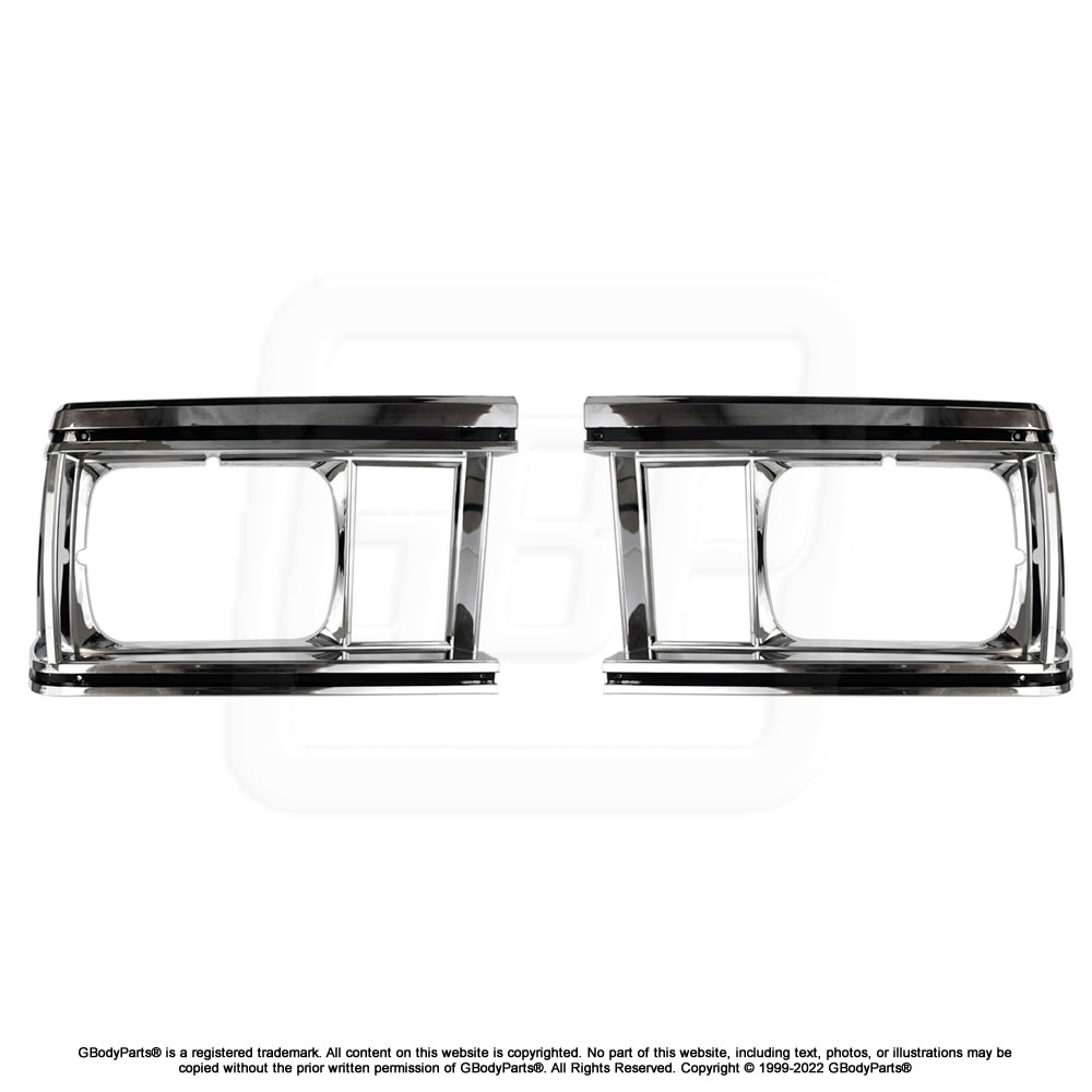 1981 (will fit 1980) Malibu & El Camino Front Headlight Headlamp Bezel