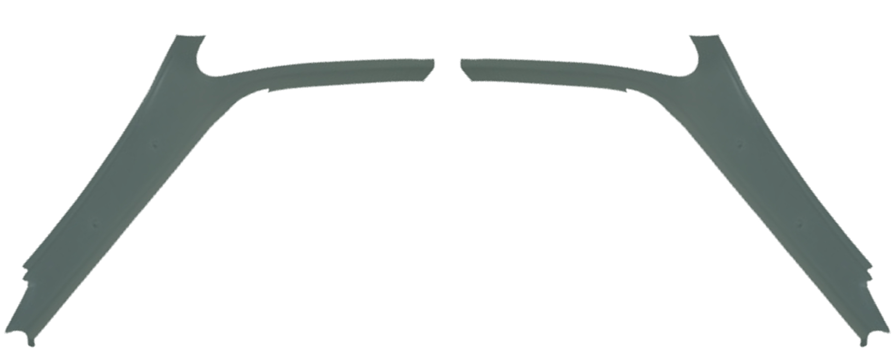 78-87 El Camino Rear Sail Panel Set 1594 Sage Green