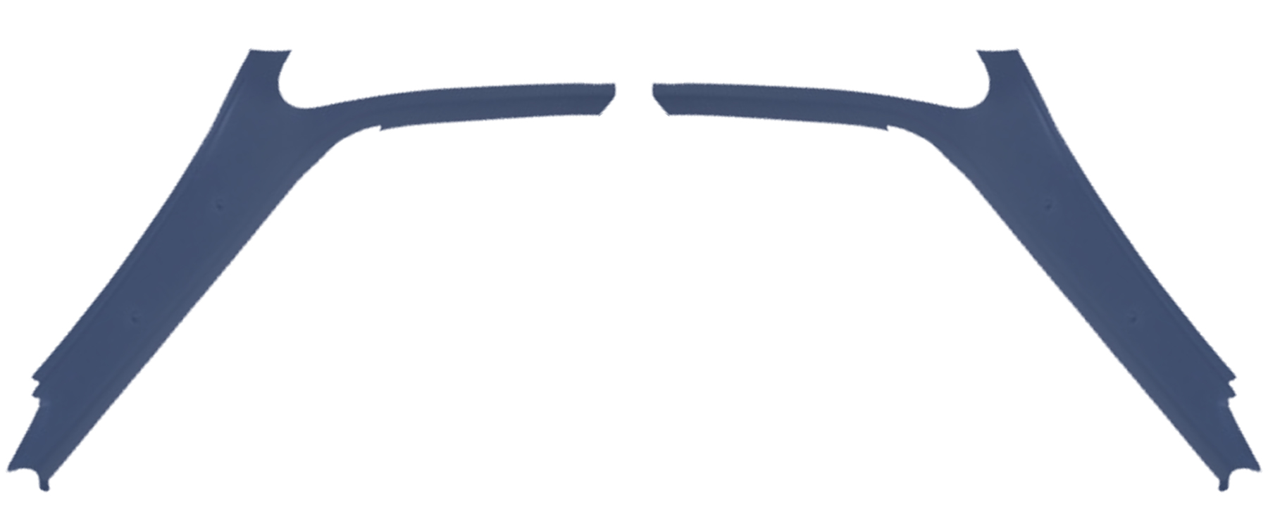 78-87 El Camino Rear Sail Panel Set 1597 Medium Blue