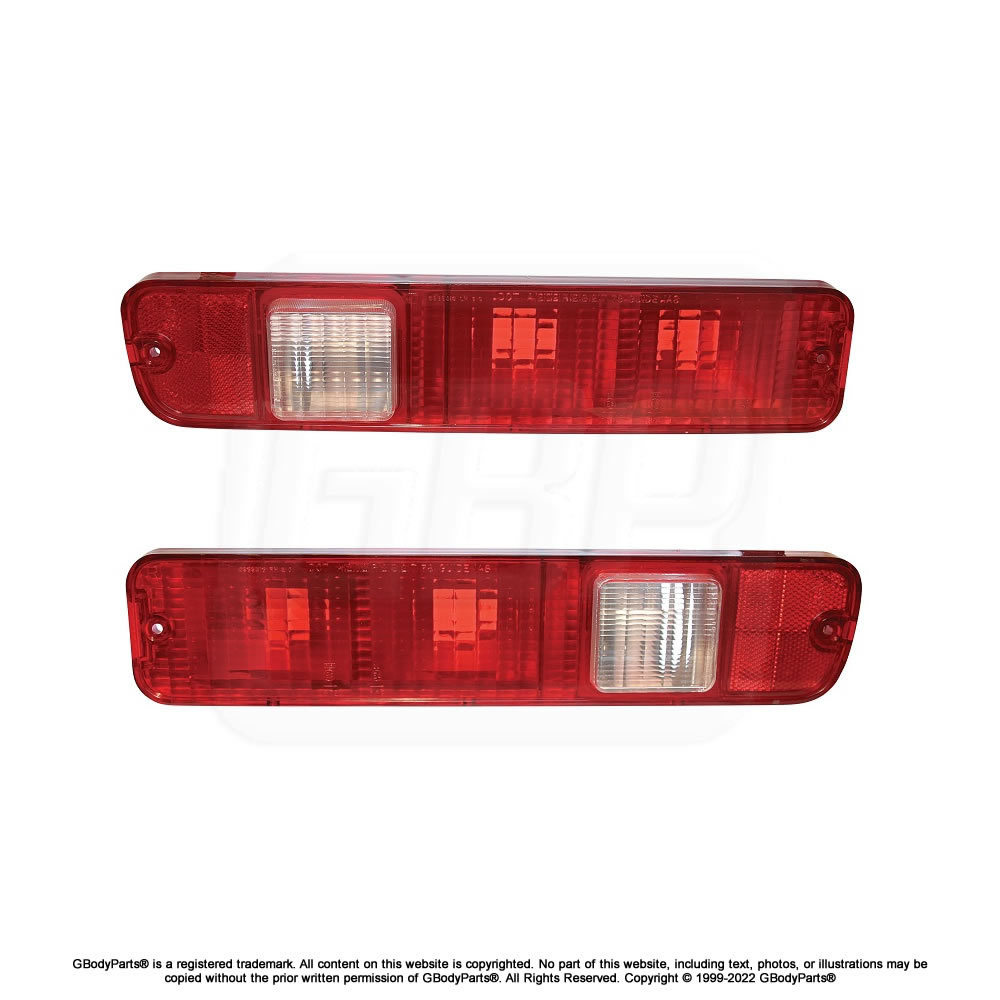1978 El Camino & Malibu Wagon Rear Taillight Lamp Backup Tail Light Lens with Housing