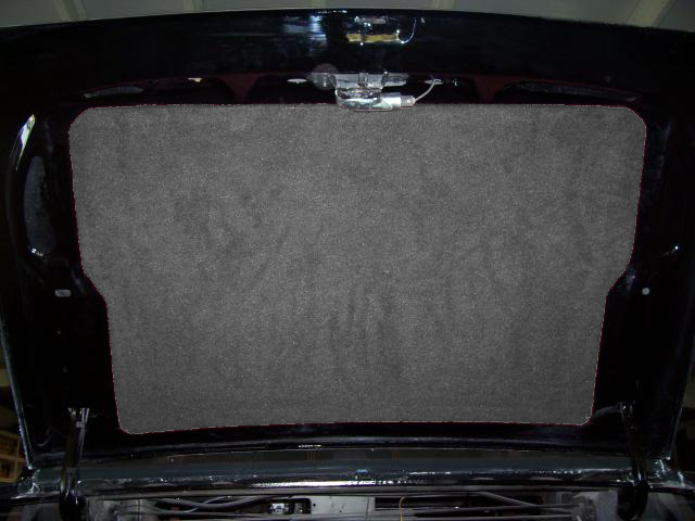 Monte Carlo Trunk Lid Carpet Kit Gray