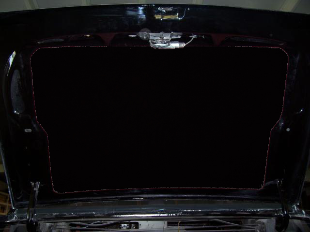 Monte Carlo Trunk Lid Carpet Kit Black