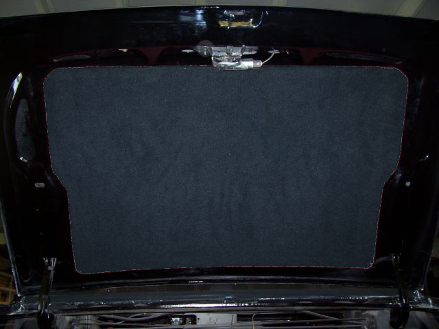 Monte Carlo Trunk Lid Carpet Kit Dark Blue