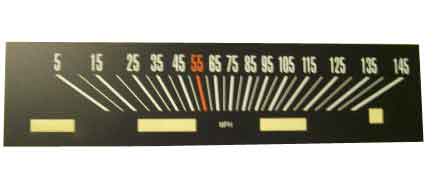 145mph overlay for speedo cluster