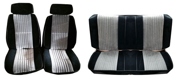 Grand National Reproduction Material Front Bucket Seat, Head Rest and rear Bench Seat Covers Grand National Reproduction Material Front Bucket Seat, Head Rest and rear Bench Seat Covers